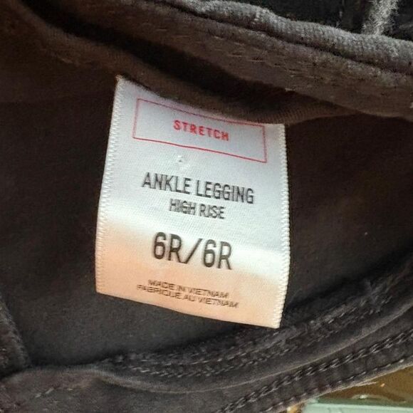 Express Vintage Lace Up Black Legging Ankle Pants Jeans Fitted Rockstar Grunge - Picture 8 of 8